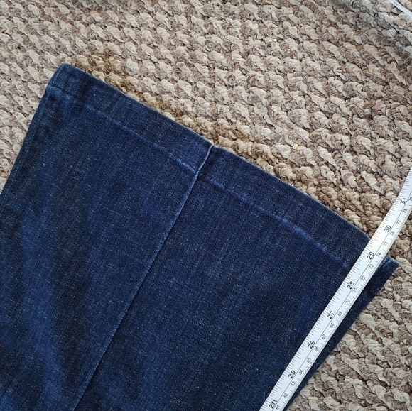 𝅺7 All Mankind Dark Blue Super Flare Jeans Women's Size 30 - Picture 5 of 7